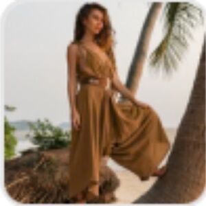 NWT Thaluta Raw Cotton Jumpsuit Amaseena Copper